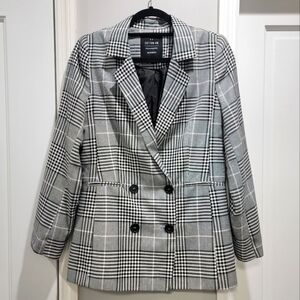 Cotton:On Plaid Oversized Blazer Outerwear Jacket